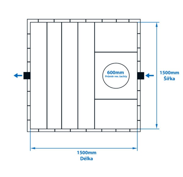 Hranatá nádrž samonosná Hranatá nádrž samonosná