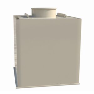 Dvouplášťová šachta na vrtanou studnu